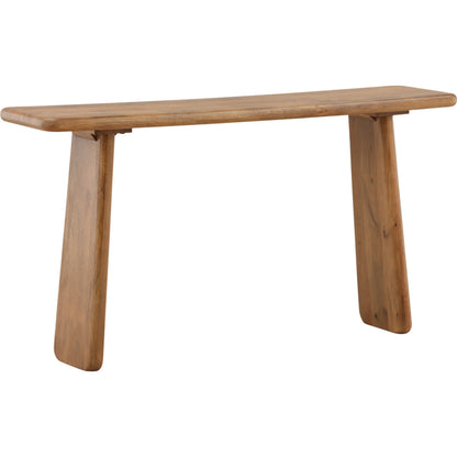 Alesha Console by Arch & Plane in brown. Made from mango wood in a transitional style.