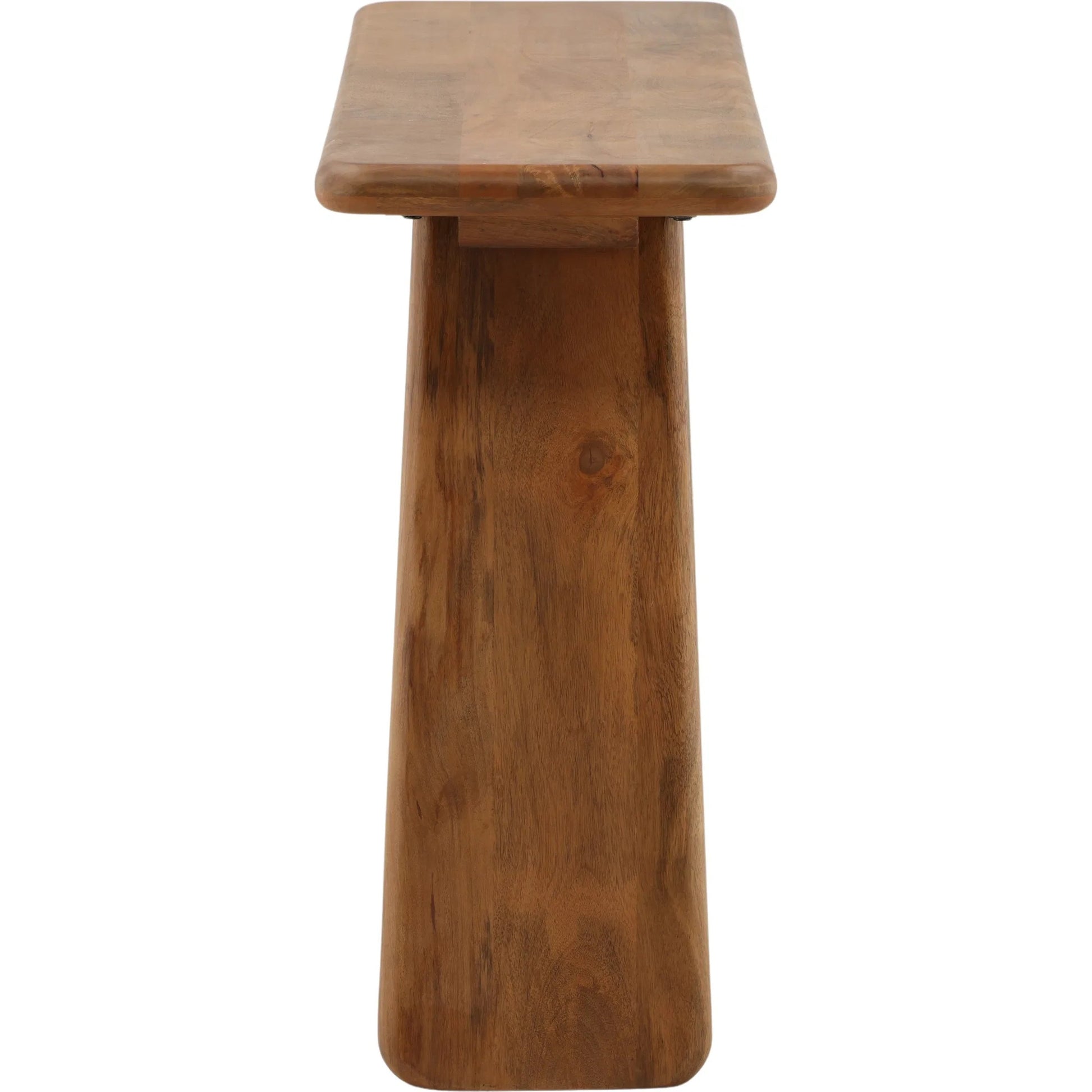 Alesha Console by Arch & Plane in brown. Made from mango wood in a transitional style.