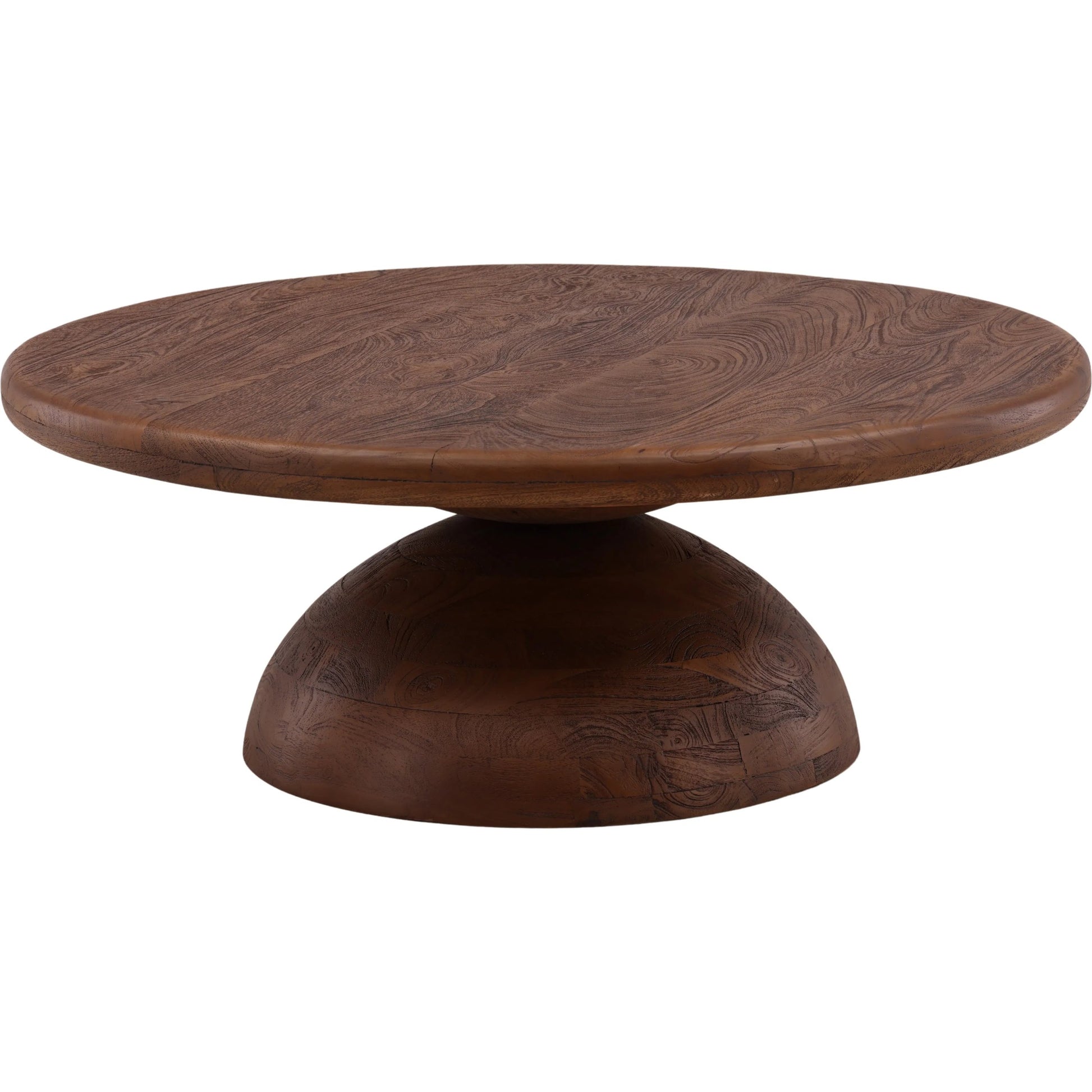 Darrin Coffee Table by Arch & Plane in brown. Made from mango wood in a unique style.