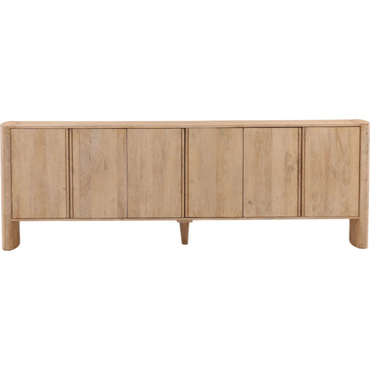 Booker Sideboard by Arch & Plane in light natural. Made from mango wood in a unique style.