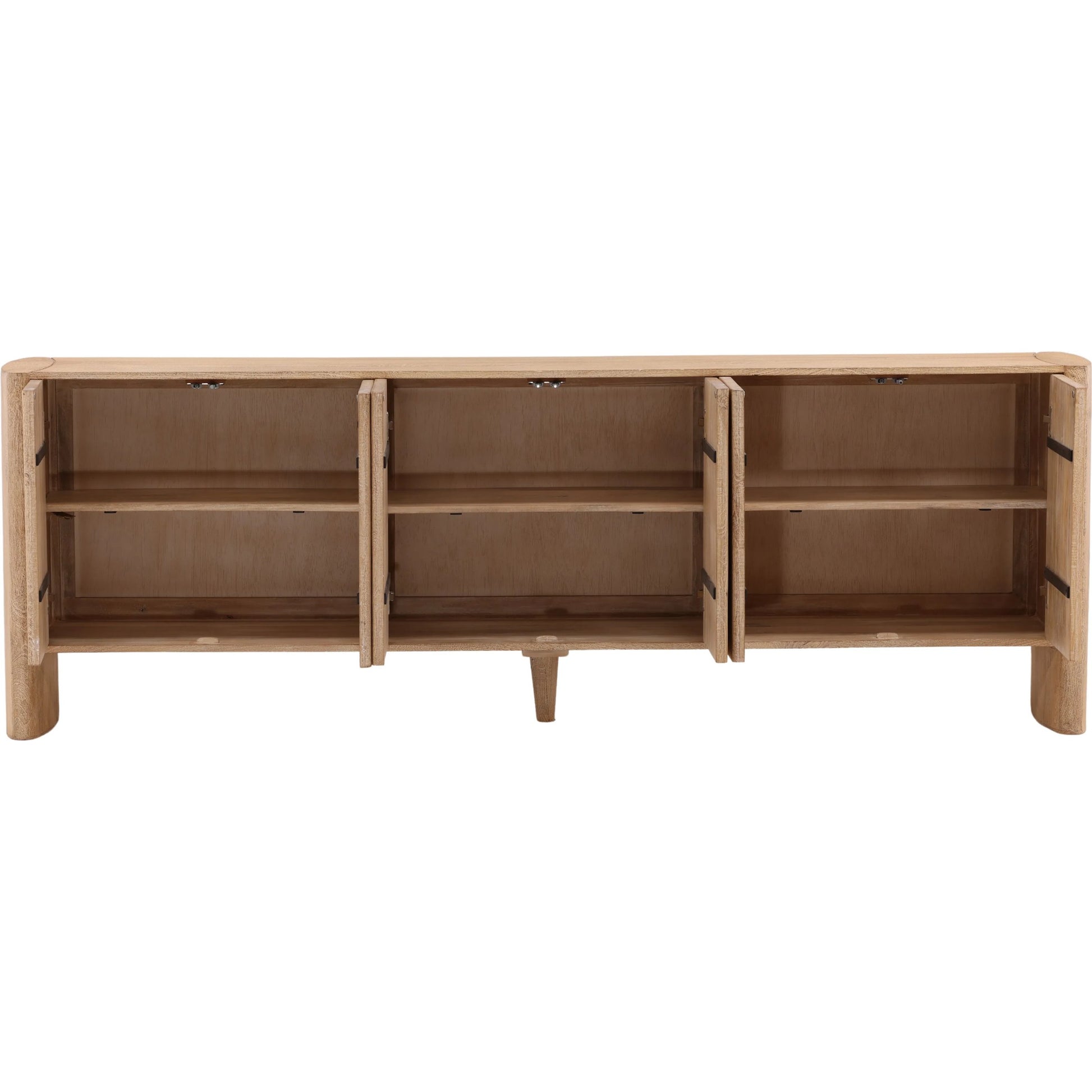 Booker Sideboard by Arch & Plane in light natural. Made from mango wood in a unique style.