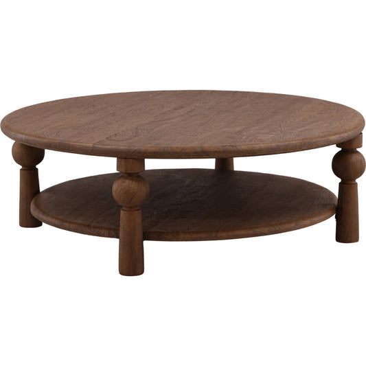 Wheeler Coffee Table by Arch & Plane in brown. Made from mango wood in a unique style.
