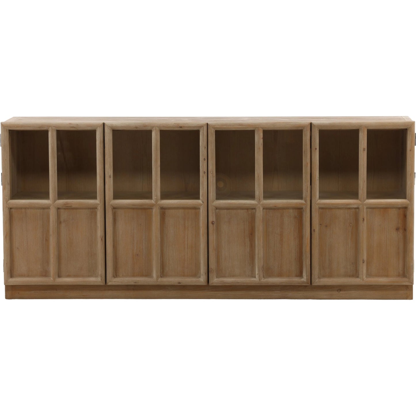 002 SI-2533002 | Additional Silo | Eris Sideboard by Arch & Plane in brown. Made from reclaimed pine wood, glass in a unique style.