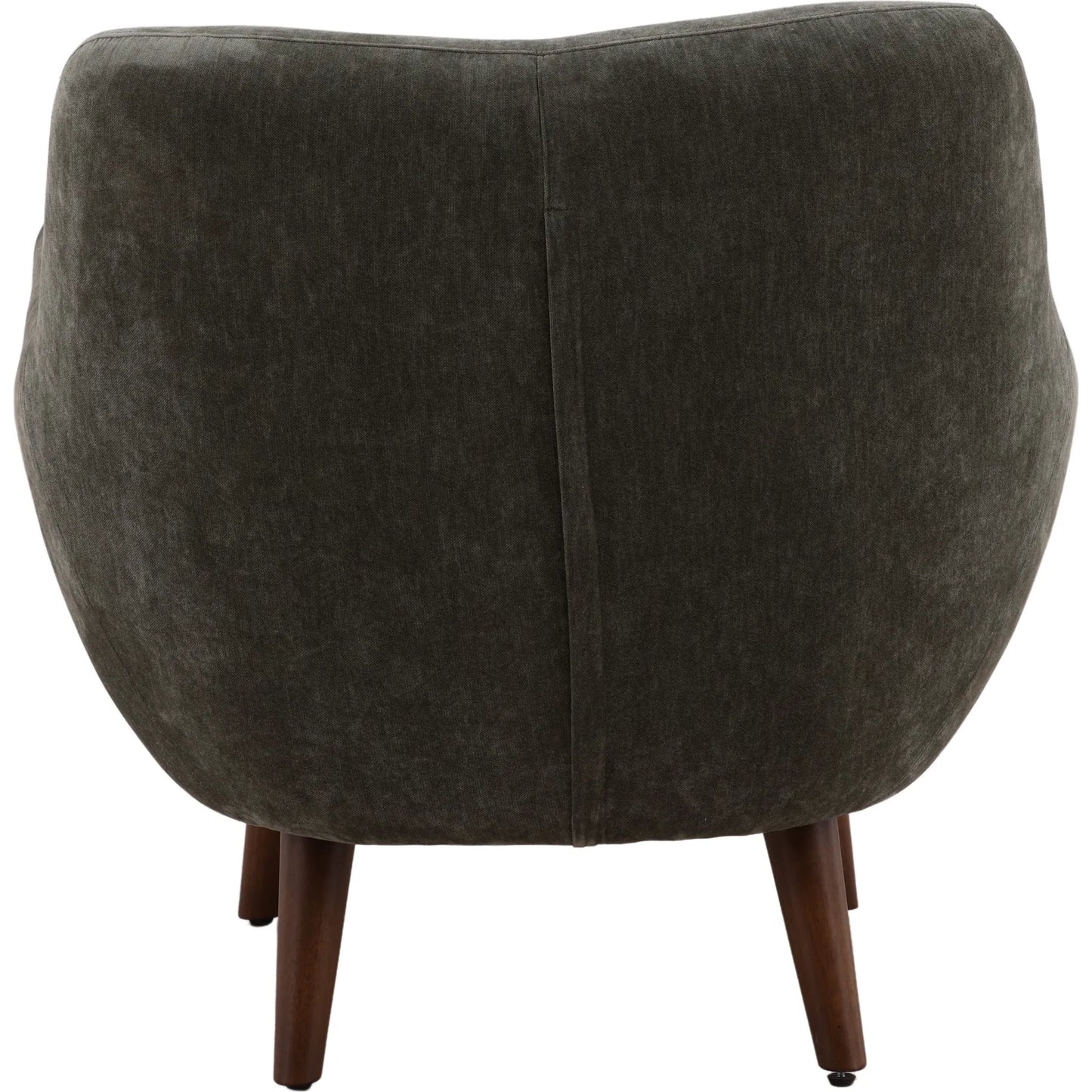 004 SI-2533007 | Additional Silo | Imelda Occasional Chair by Arch & Plane in canna forest, brown. Made from chenille fabric, rubber wood in a unique style.