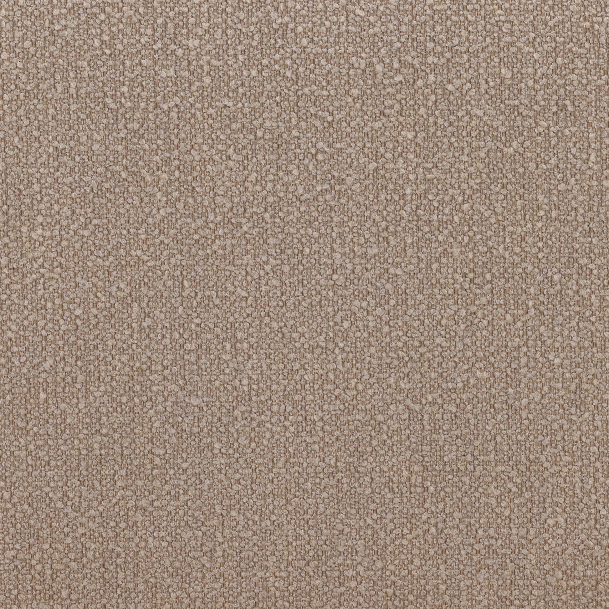Neil Sofa by Arch & Plane in olana sand, brown. Made from boucle fabric, rubber wood in a unique style.