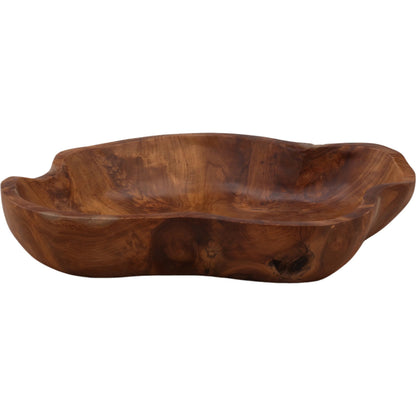 Catherine Bowl by Arch & Plane in natural. Made from teak in a unique style.