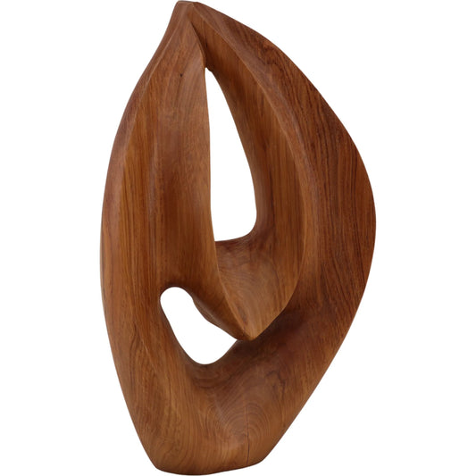 Ophelia Sculpture by Arch & Plane in natural. Made from teak in a unique style.