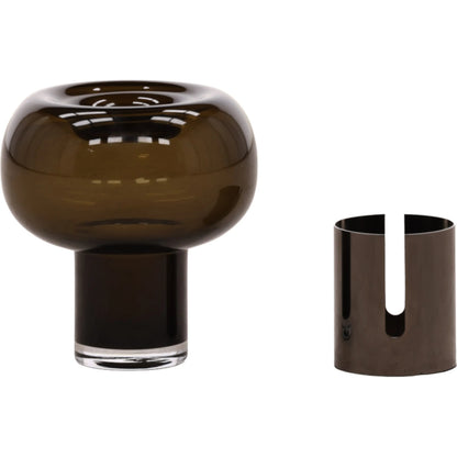 Jerrica Vase by Arch & Plane. Made from glass, metal in a eclectic & global style.