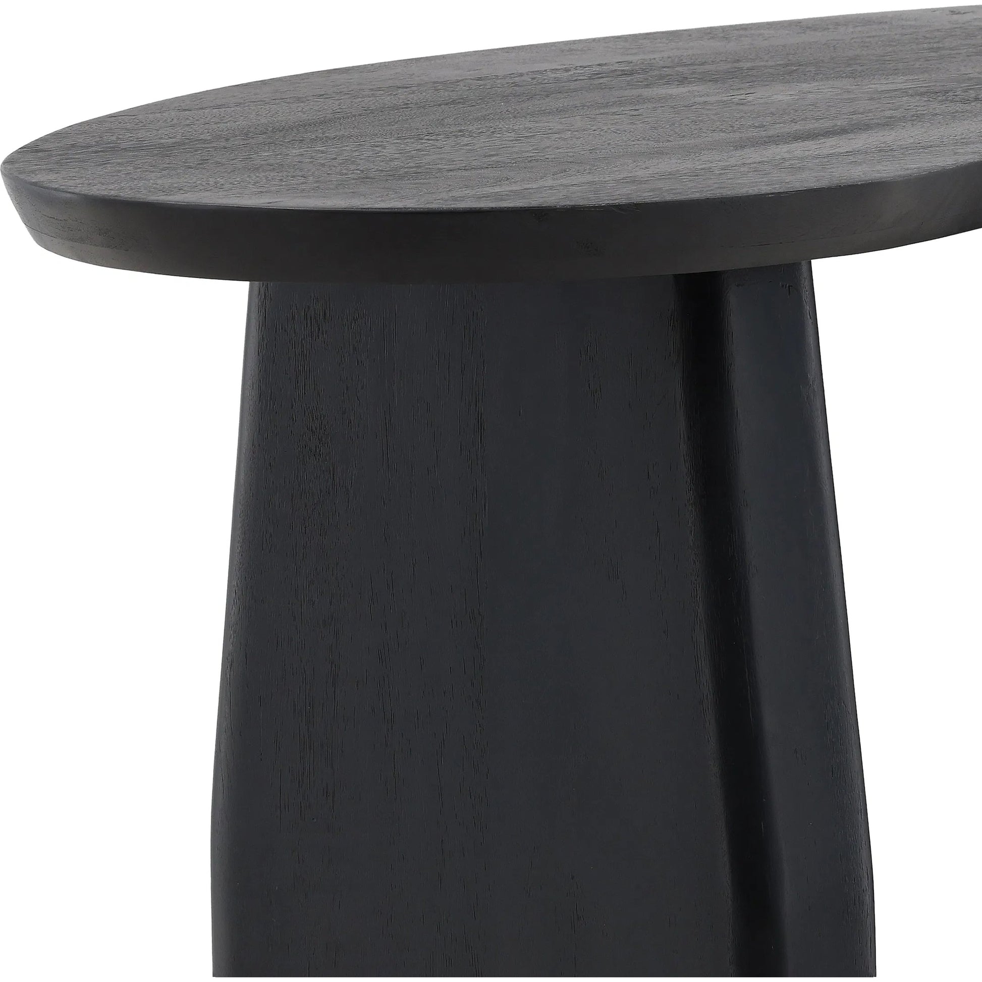Abbigail Console Table by Arch & Plane in black. Made from mango wood in a modern style.