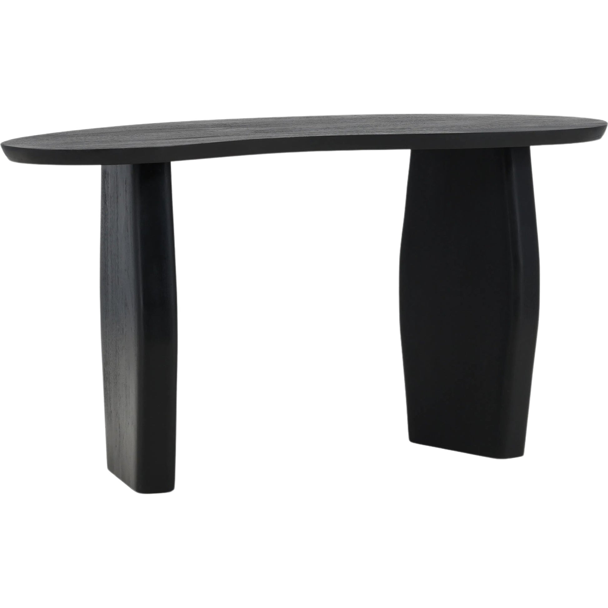 Abbigail Console Table by Arch & Plane in black. Made from mango wood in a modern style.
