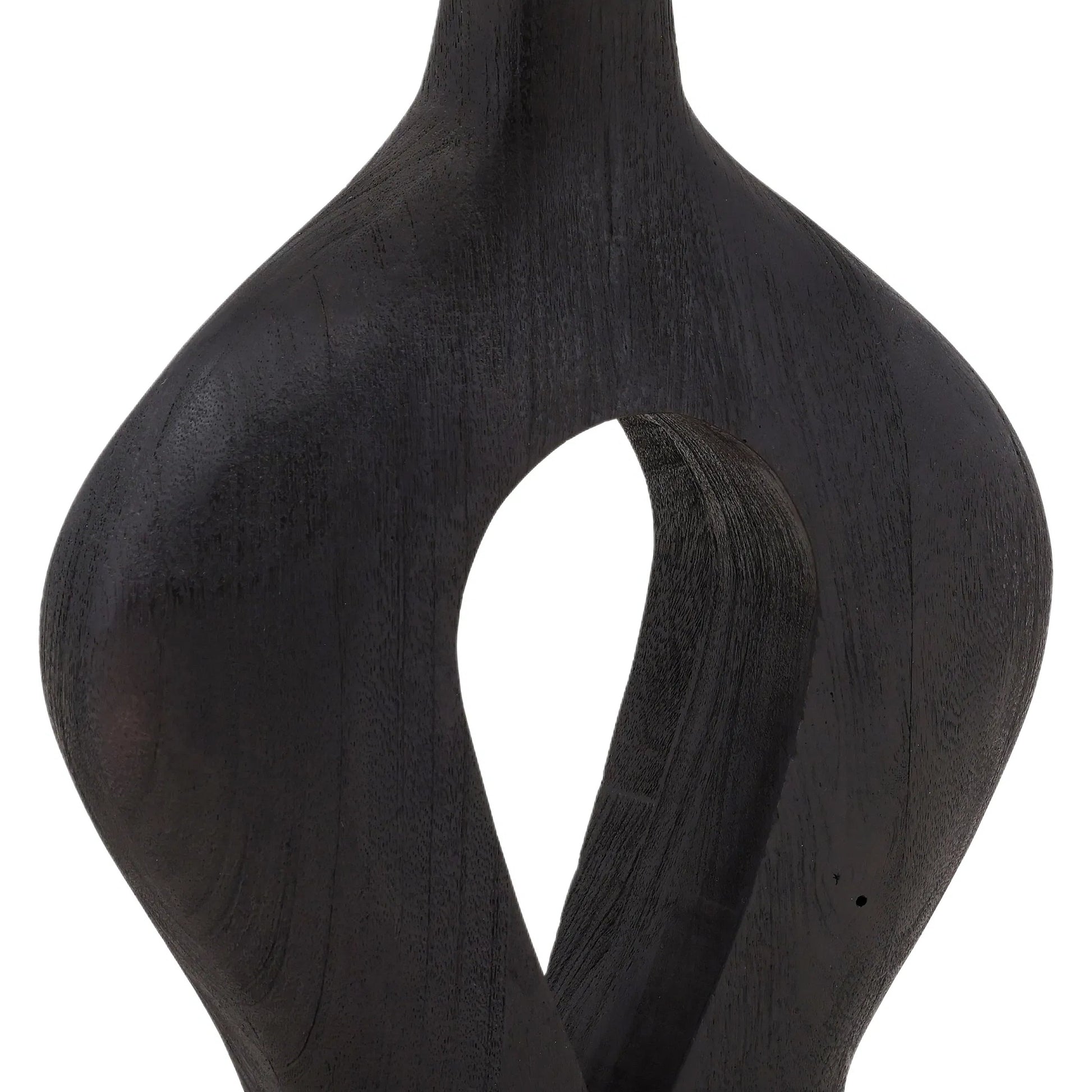 Scott Table Lamp by Arch & Plane in black, beige shade. Made from mango wood, jute shade in a modern style.