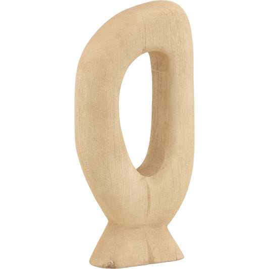 Makara Sculpture by Arch & Plane in natural. Made from mango wood in a unique style.
