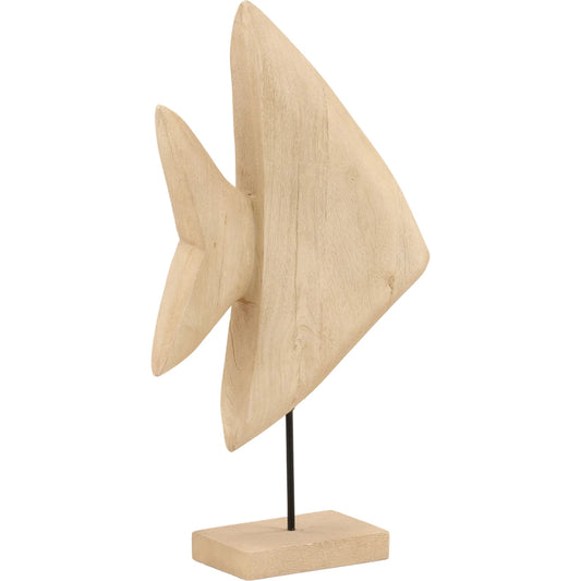 Pacifica Sculpture by Arch & Plane in natural. Made from mango wood in a unique style.