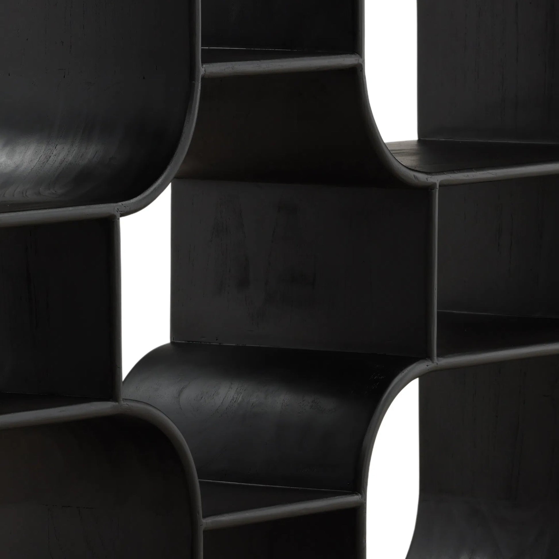 Carlos Bookcase by Arch & Plane. Made from mindi wood in a modern style.