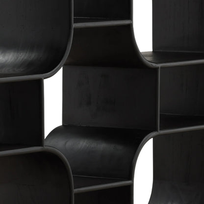Carlos Bookcase by Arch & Plane. Made from mindi wood in a modern style.