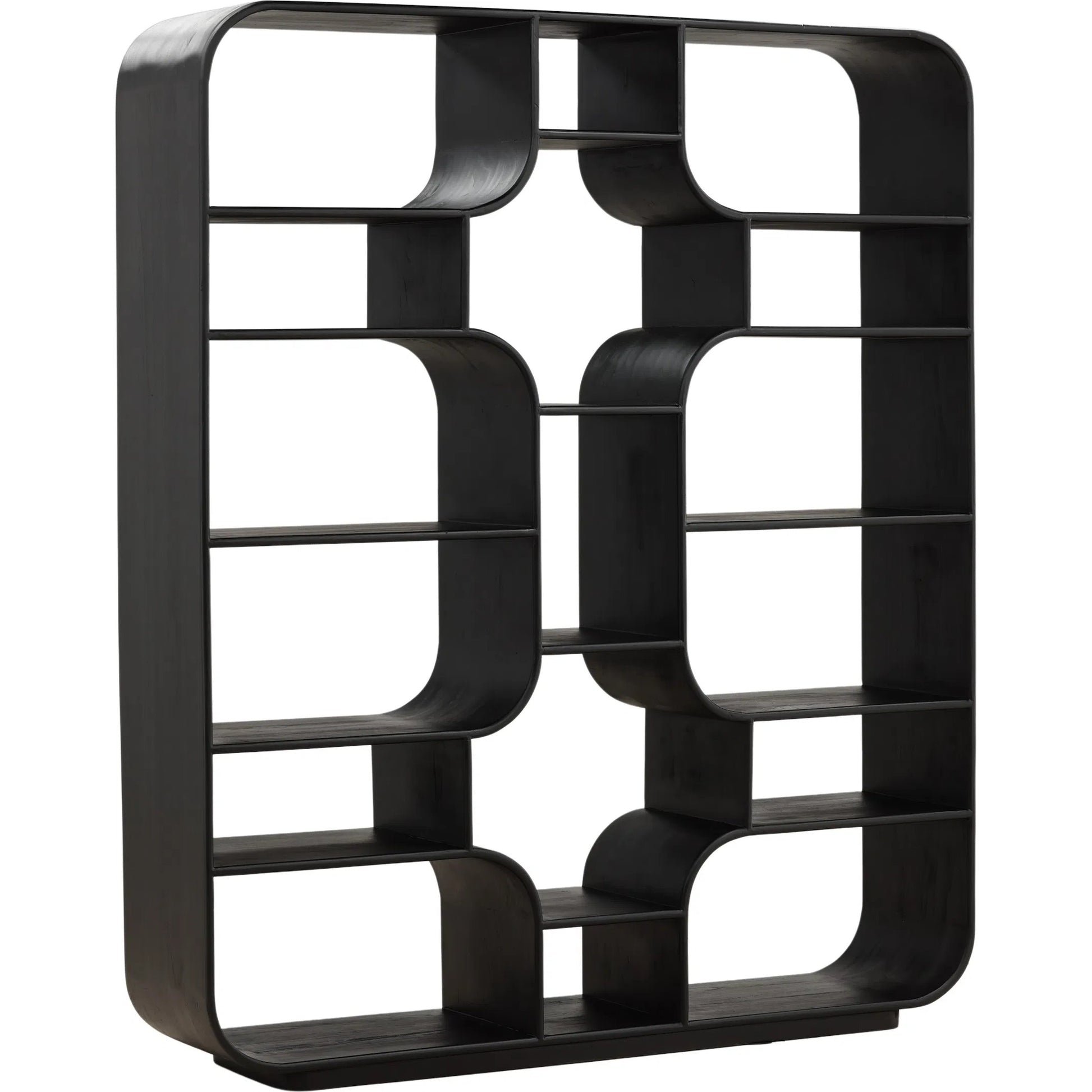 Carlos Bookcase by Arch & Plane. Made from mindi wood in a modern style.