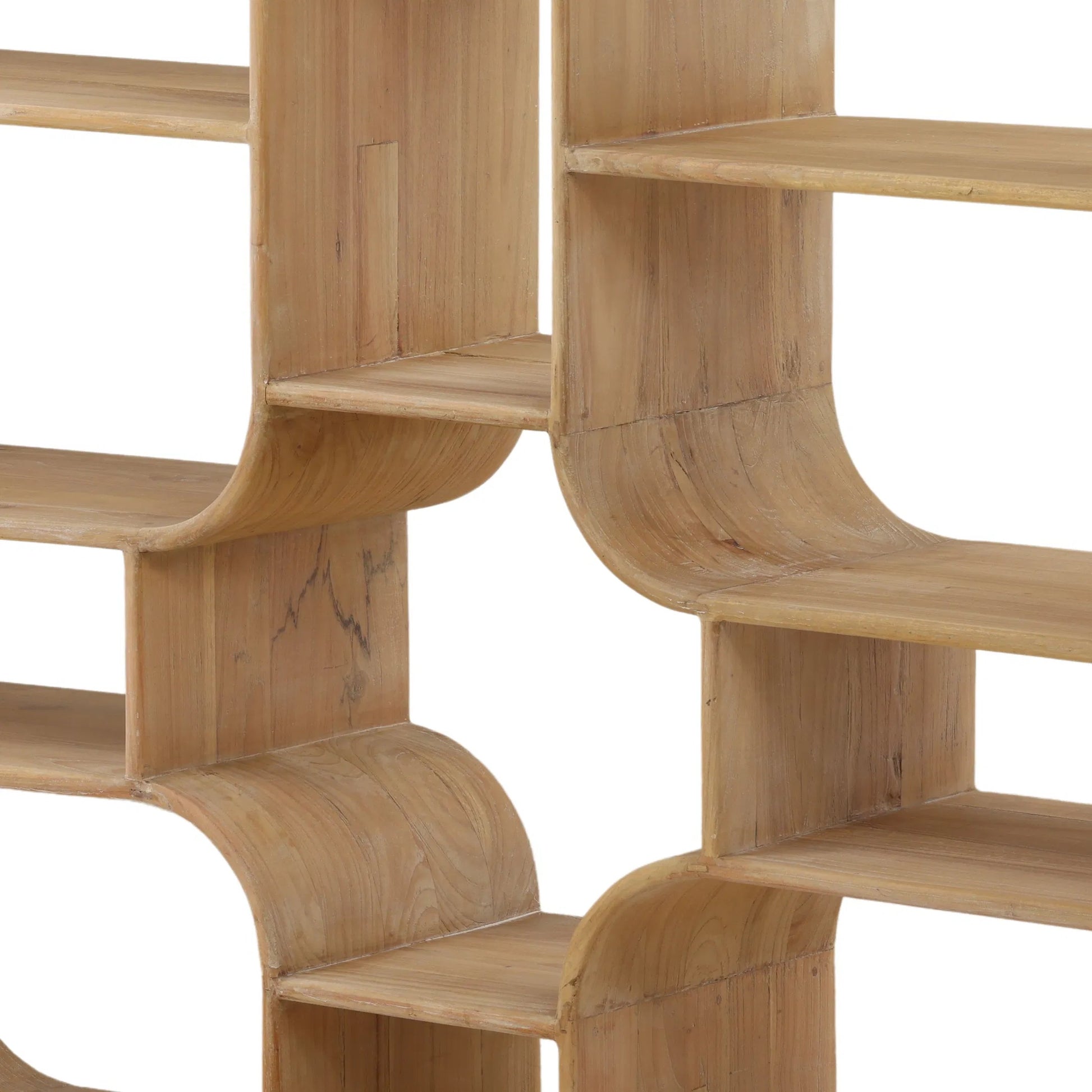 Carlos Bookcase by Arch & Plane. Made from mindi wood in a modern style.