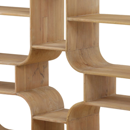 Carlos Bookcase by Arch & Plane. Made from mindi wood in a modern style.