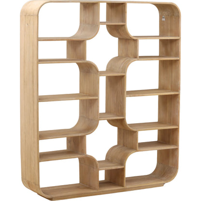 Carlos Bookcase by Arch & Plane. Made from mindi wood in a modern style.
