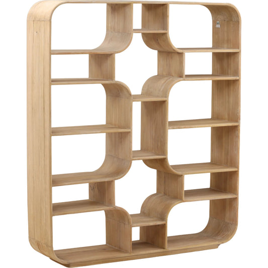 Carlos Bookcase by Arch & Plane. Made from mindi wood in a modern style.