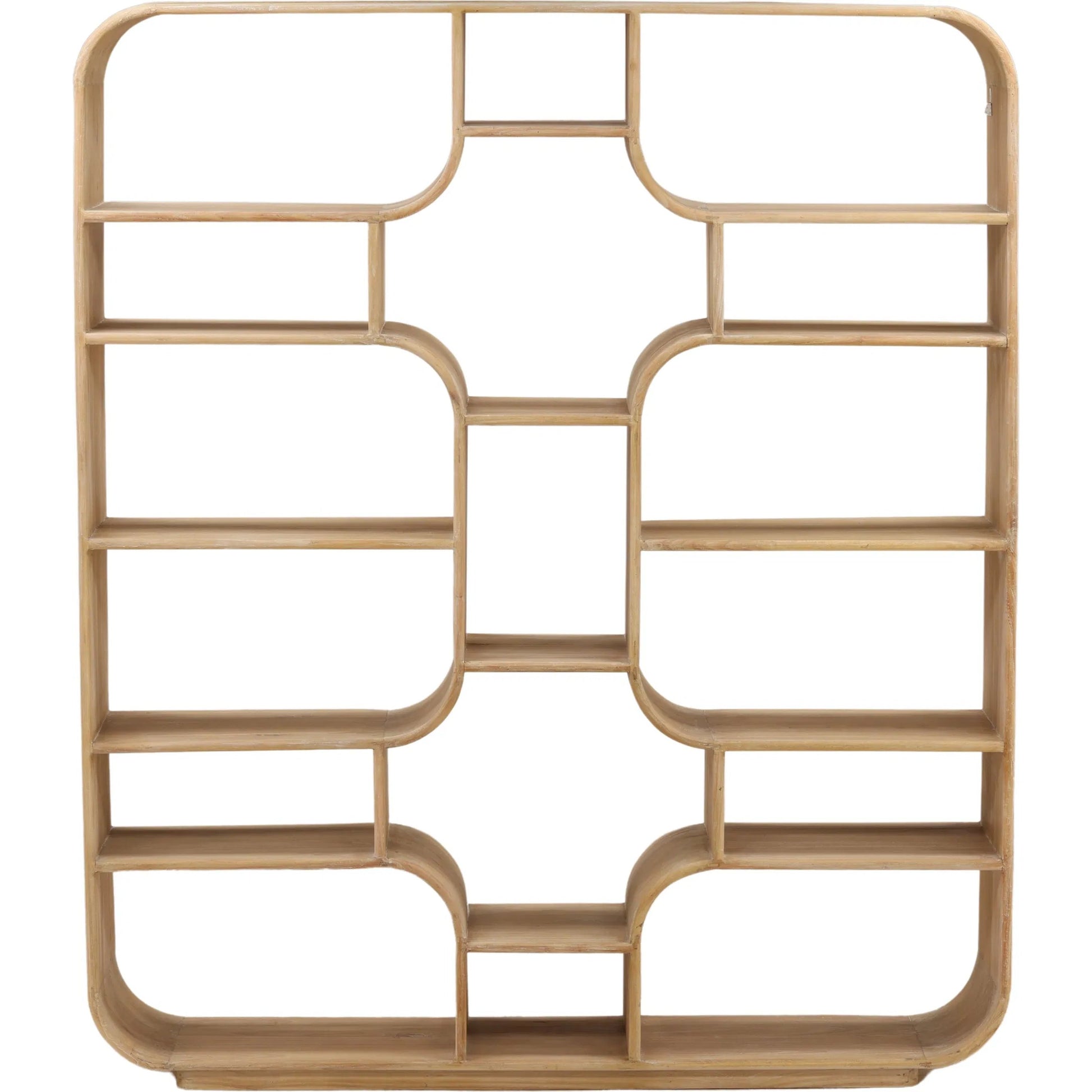 Carlos Bookcase by Arch & Plane. Made from mindi wood in a modern style.