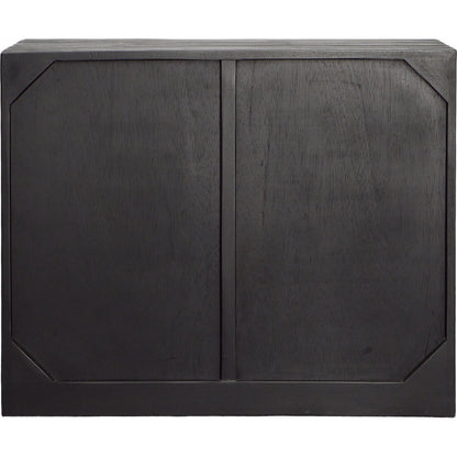 Phoebe Sideboard by Arch & Plane in black finish. Made from mixed exotic wood in a modern style.