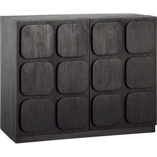 Marika Sideboard by Arch & Plane in black finish. Made from mixed exotic wood in a modern style.