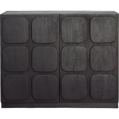 Phoebe Sideboard by Arch & Plane in black finish. Made from mixed exotic wood in a modern style.