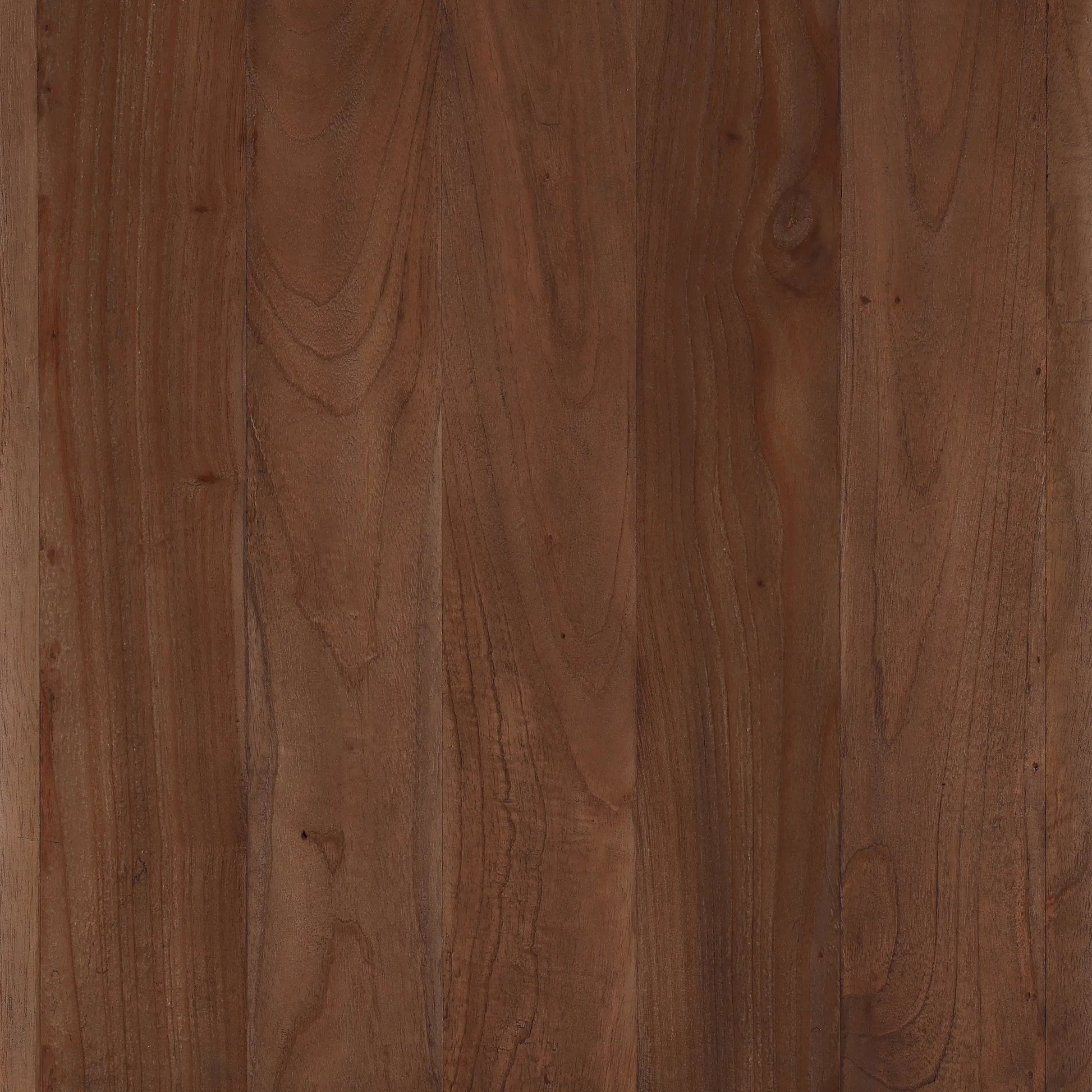 Hassie Desk by Arch & Plane in medium brown. Made from mindi wood in a transitional style.