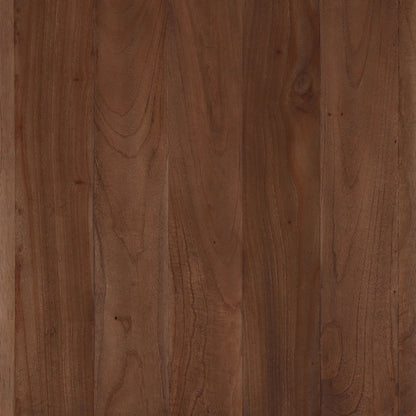 Hassie Desk by Arch & Plane in medium brown. Made from mindi wood in a transitional style.