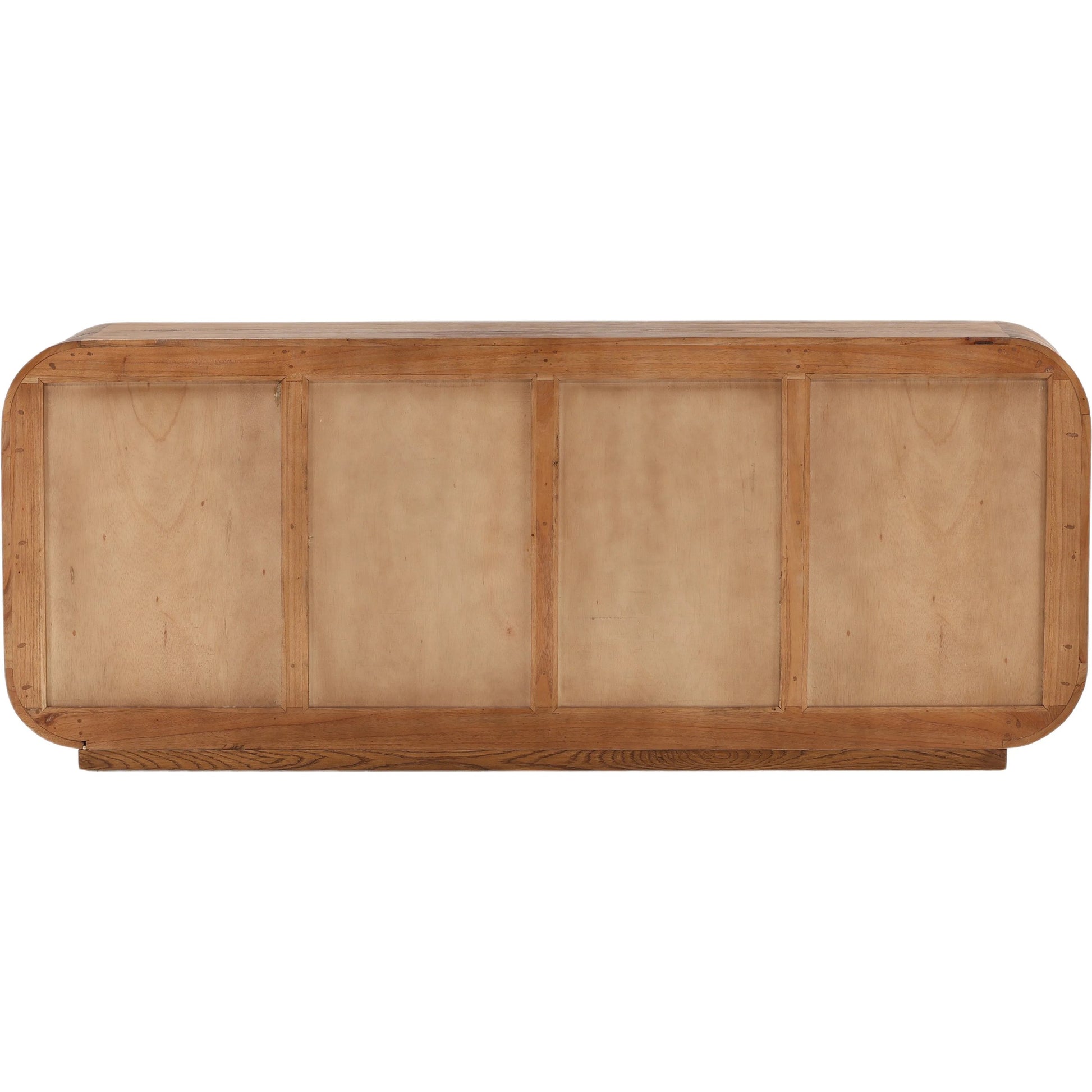 Hassie Sideboard by Arch & Plane in medium brown. Made from mindi, bayor wood in a transitional style.