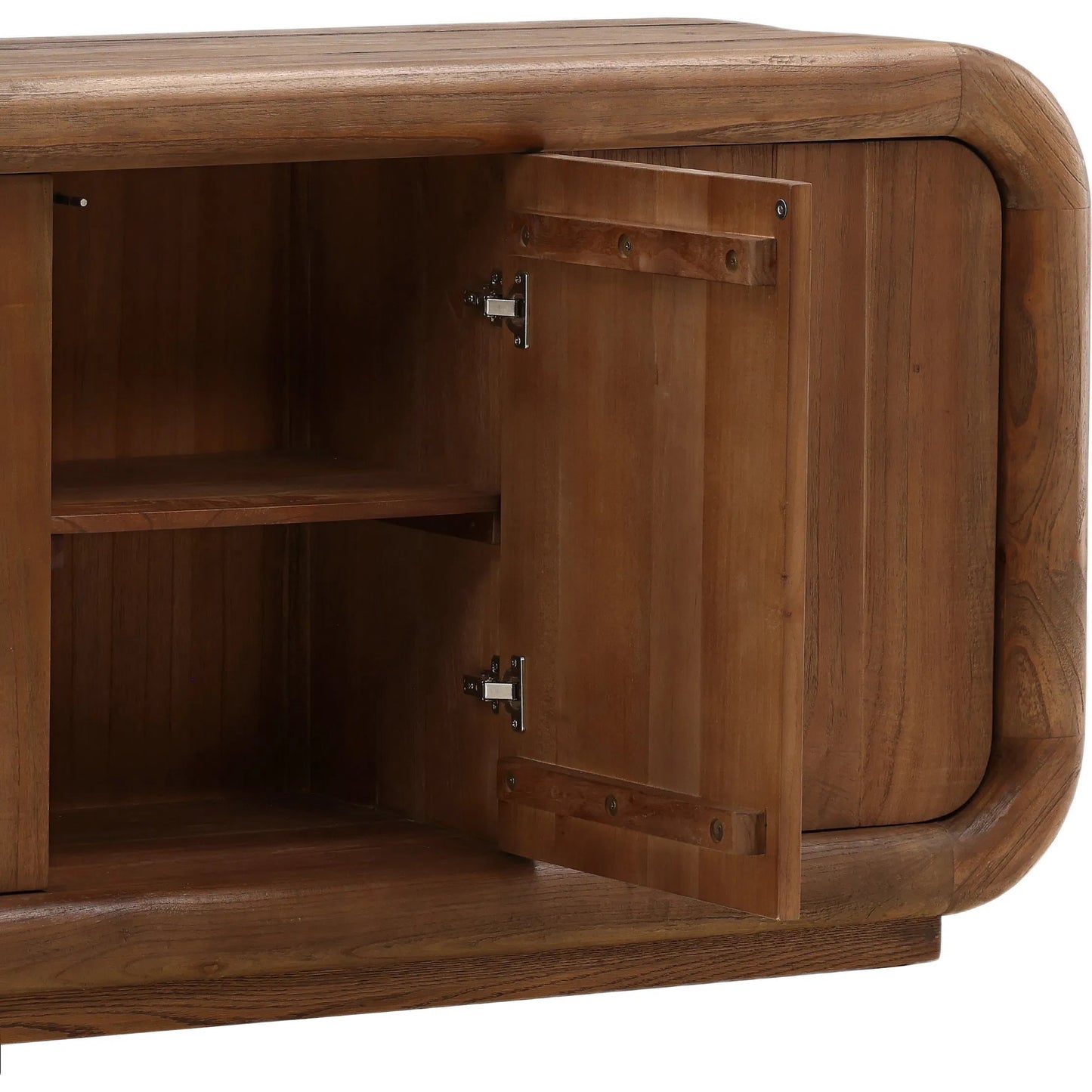 007 SI-2350879 | Closeup | Hassie Sideboard by Arch & Plane in medium brown. Made from mindi, bayor wood in a transitional style.