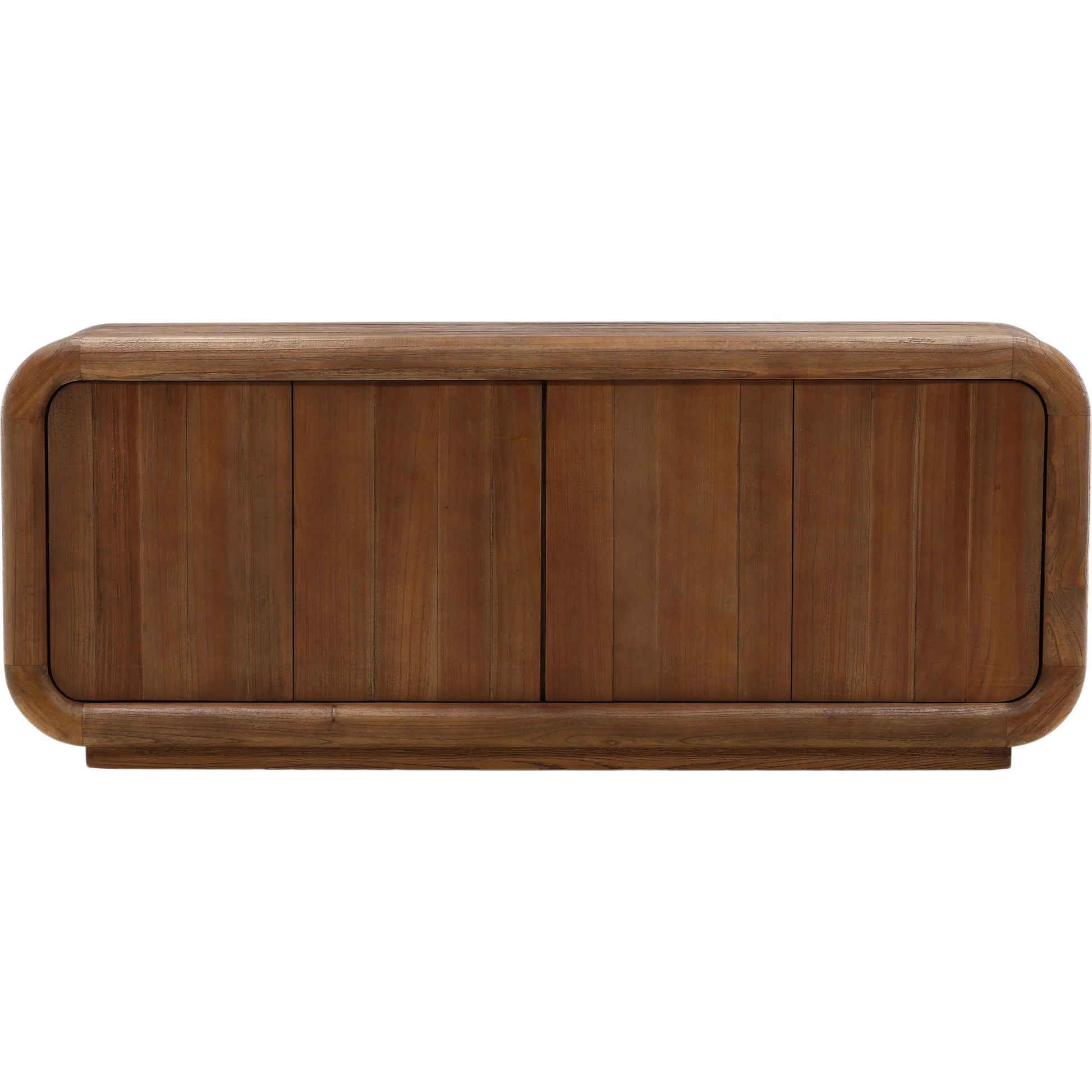 Hassie Sideboard by Arch & Plane in medium brown. Made from mindi, bayor wood in a transitional style.
