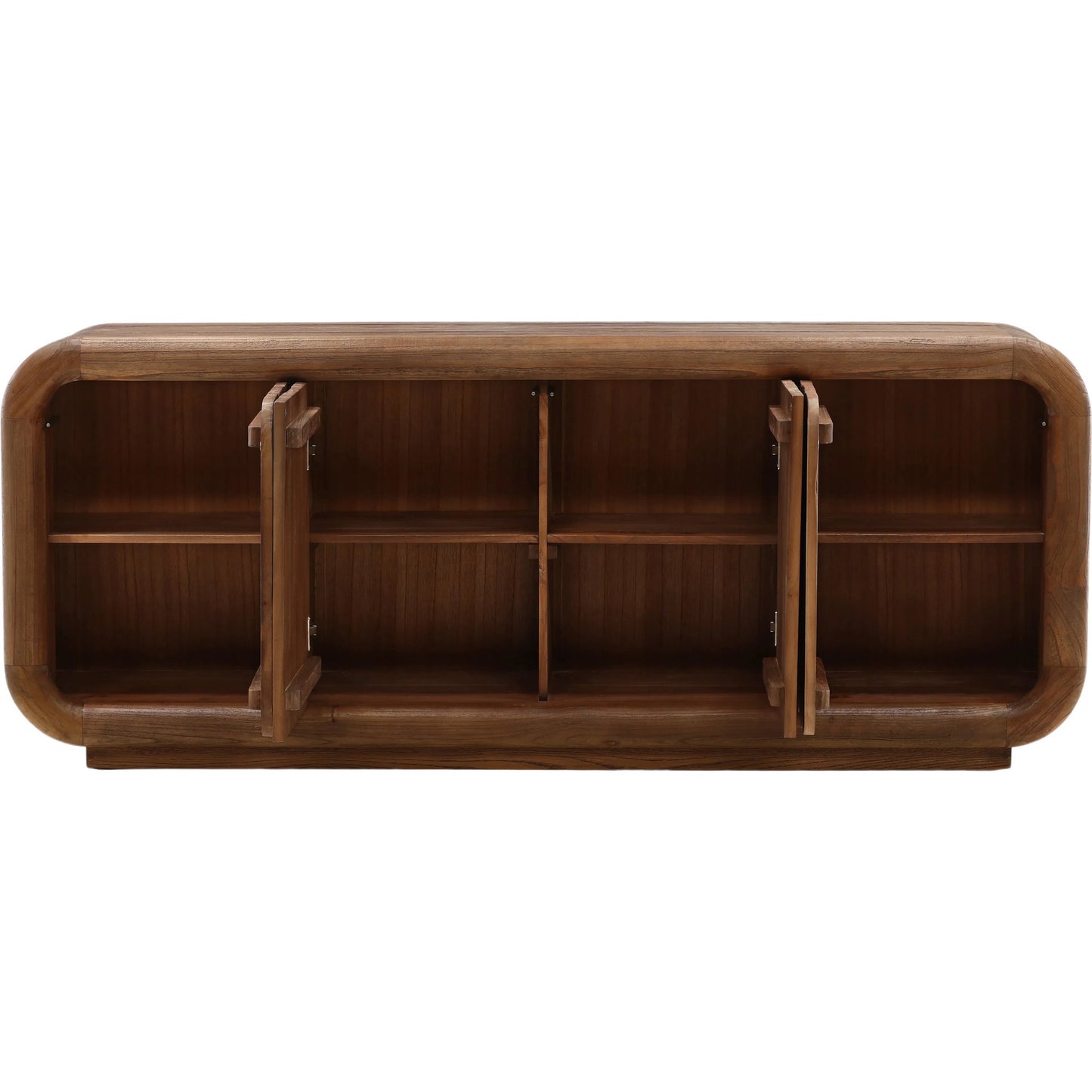 005 SI-2350879 | Additional Silo | Hassie Sideboard by Arch & Plane in medium brown. Made from mindi, bayor wood in a transitional style.