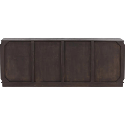 Madalyn Sideboard by Arch & Plane in dark brown. Made from mindi wood in a modern style.