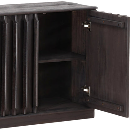 Madalyn Sideboard by Arch & Plane in dark brown. Made from mindi wood in a modern style.