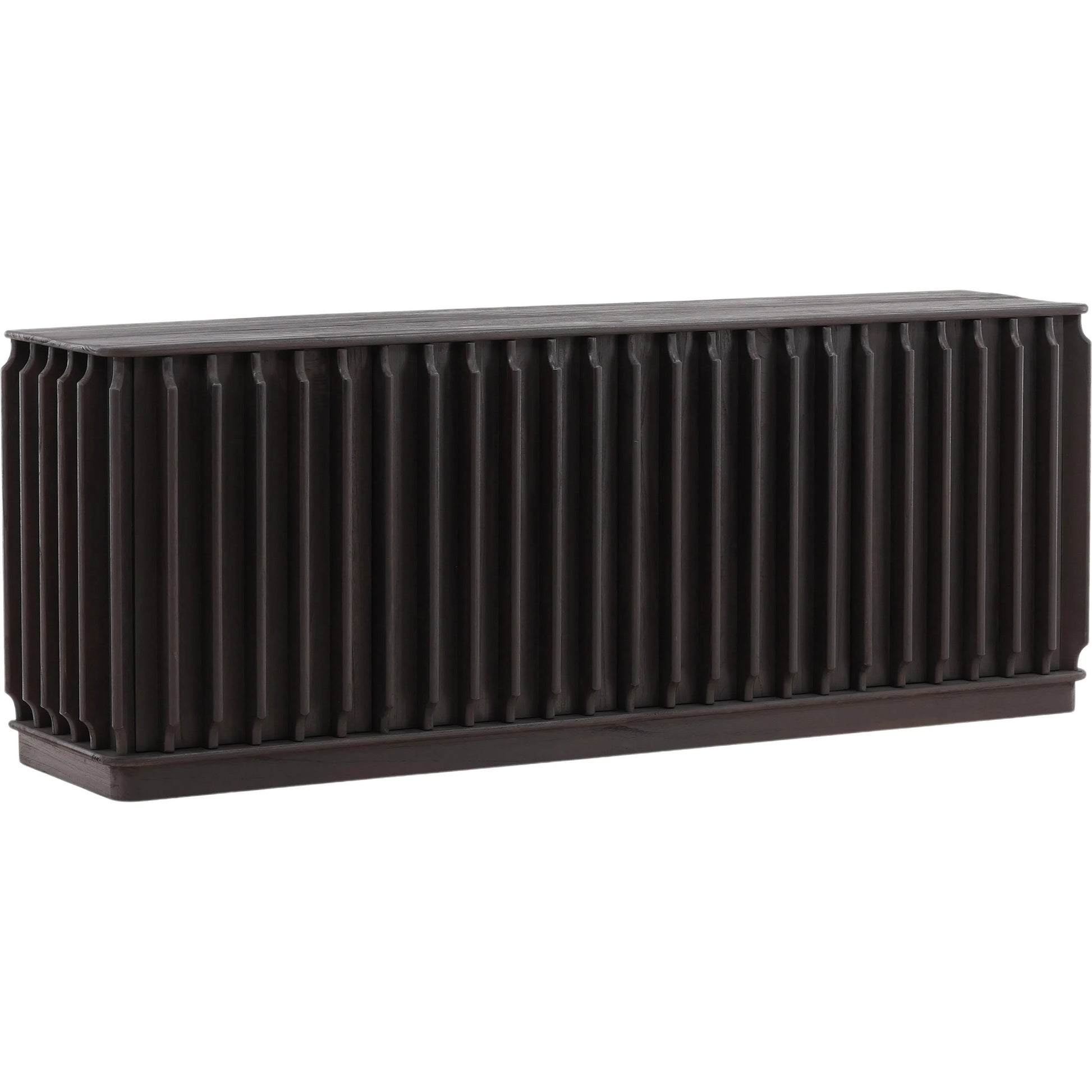 Madalyn Sideboard by Arch & Plane in dark brown. Made from mindi wood in a modern style.