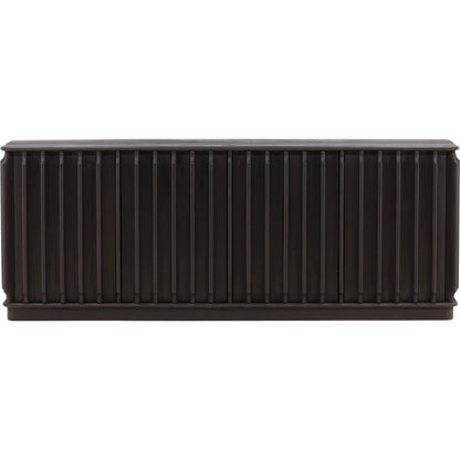 Madalyn Sideboard by Arch & Plane in dark brown. Made from mindi wood in a modern style.