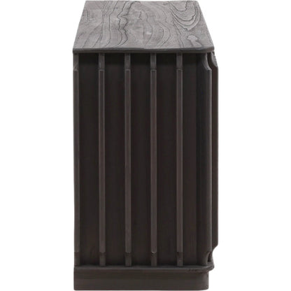 Madalyn Sideboard by Arch & Plane in dark brown. Made from mindi wood in a modern style.