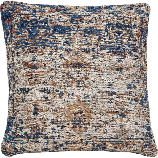 Napier Pillow by Arch & Plane in blue, beige tones. Made from cotton in a unique style.