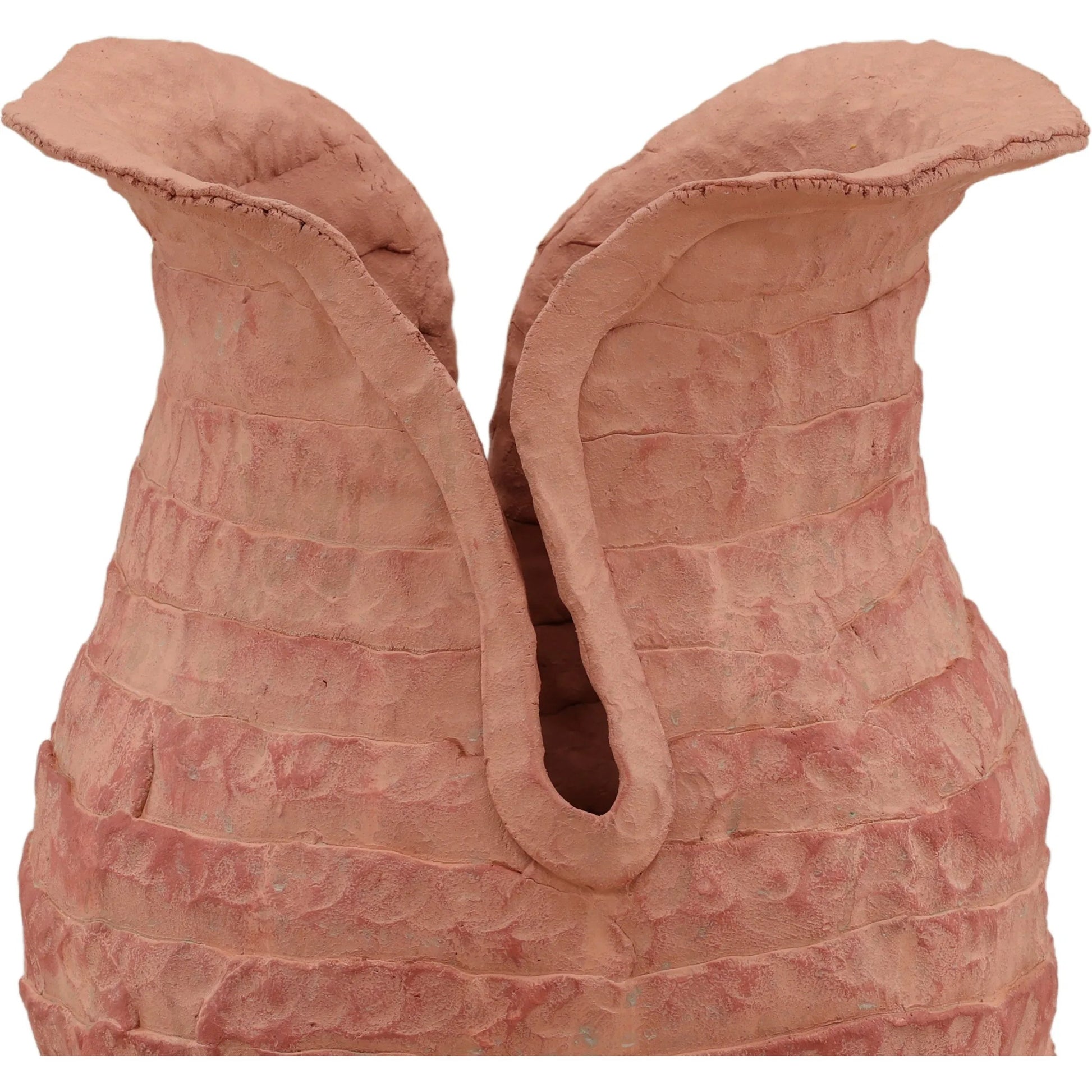 Lexus Vase by Arch & Plane in rose. Made from terracotta in a unique style.
