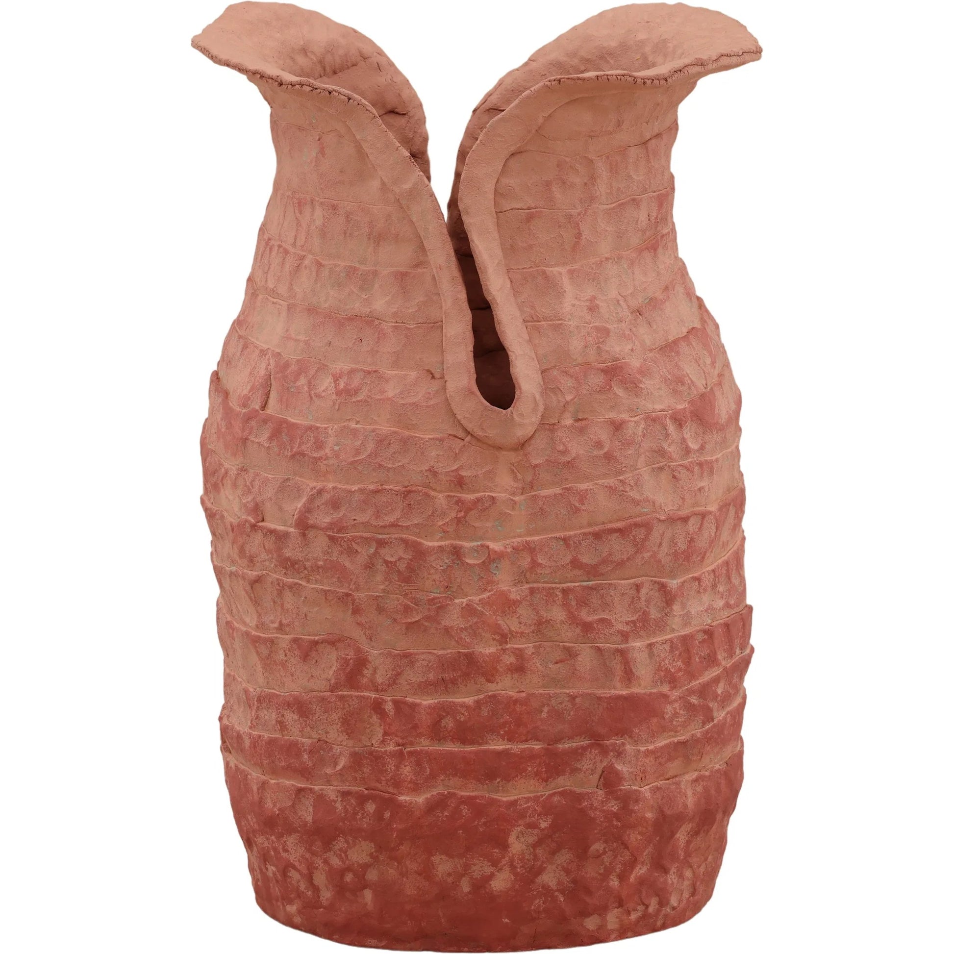 Lexus Vase by Arch & Plane in rose. Made from terracotta in a unique style.