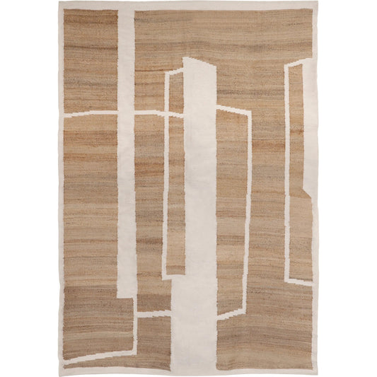 Lark Rug by Arch & Plane in natural, ivory. Made from handwoven wool, jute in a unique style.