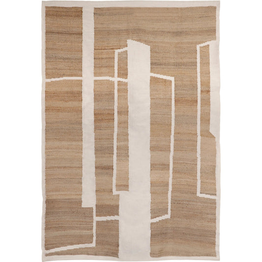 Lark Rug by Arch & Plane in natural, ivory. Made from handwoven wool, jute in a unique style.