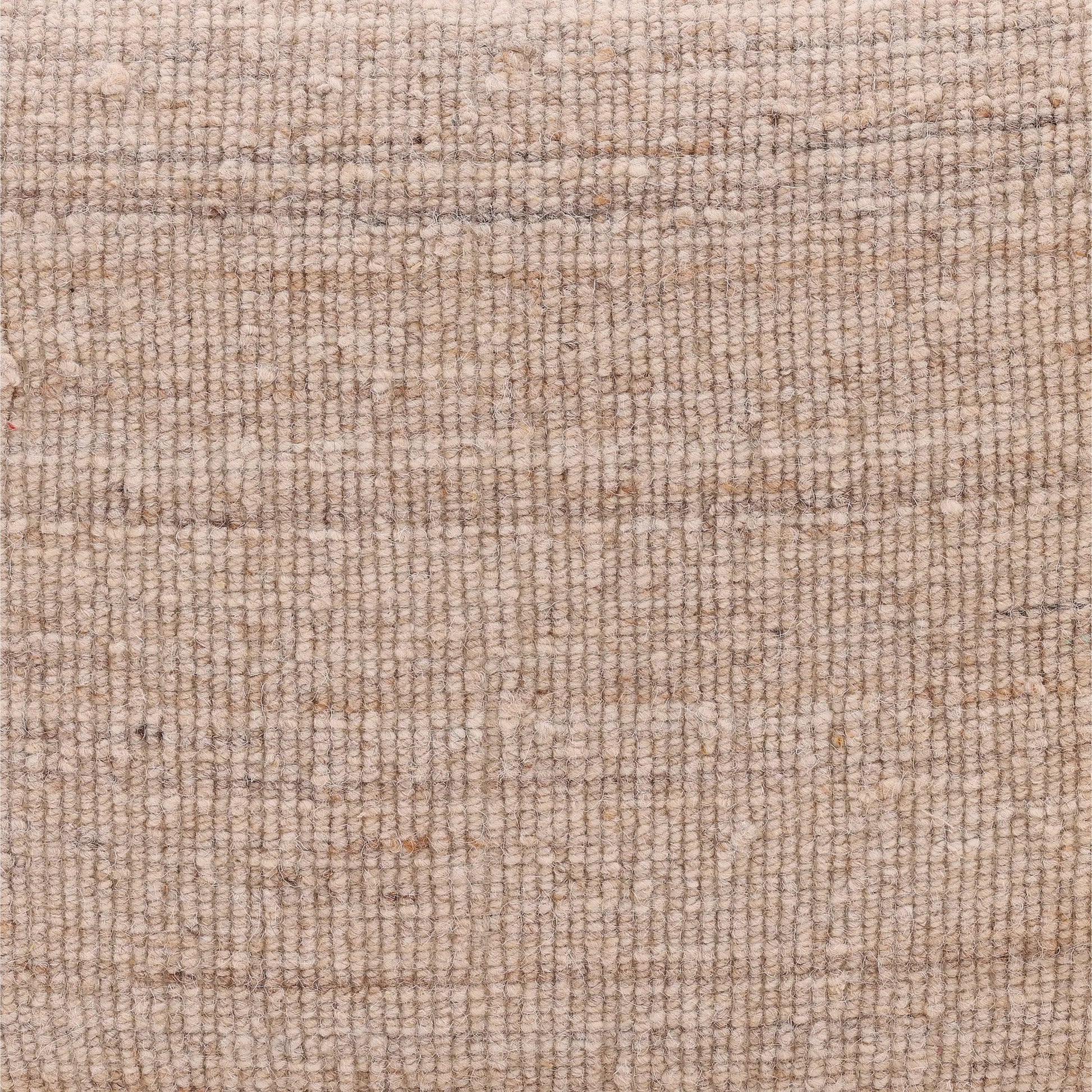 Asha Stool by Arch & Plane in beige. Made from handwoven wool blend in a rustic style.