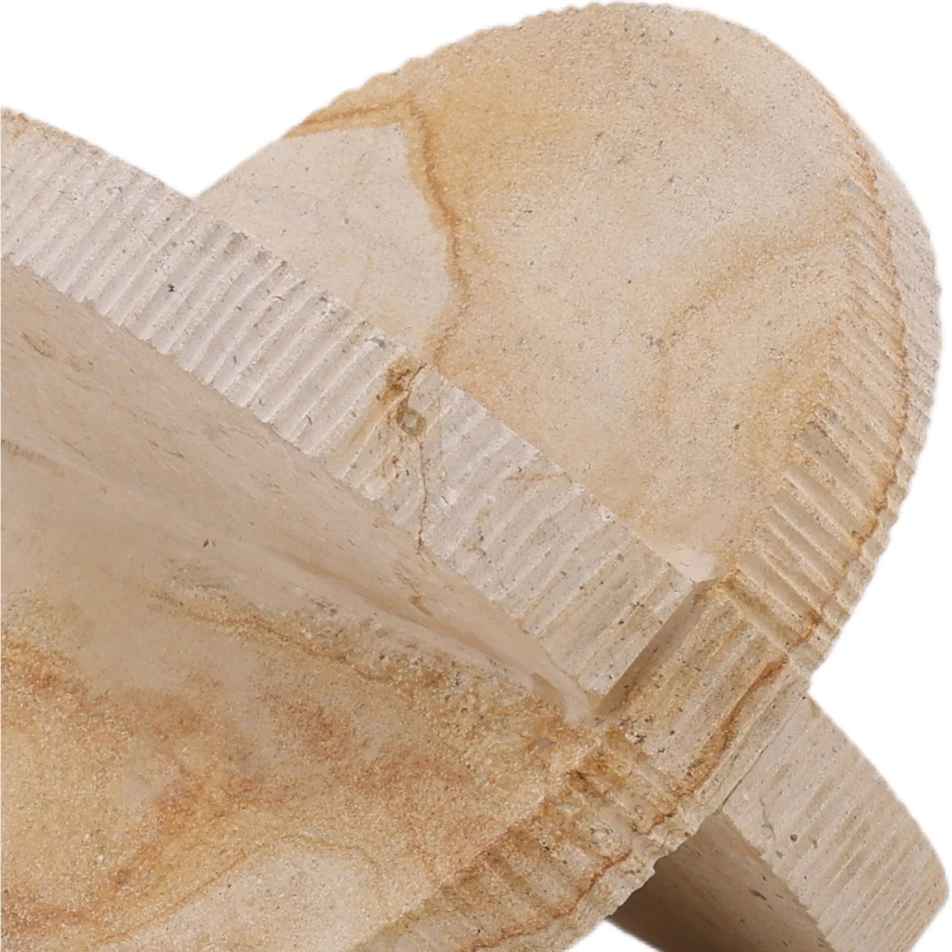 Byatt Sculpture by Arch & Plane in natural. Made from palimanan stone in a transitional style.