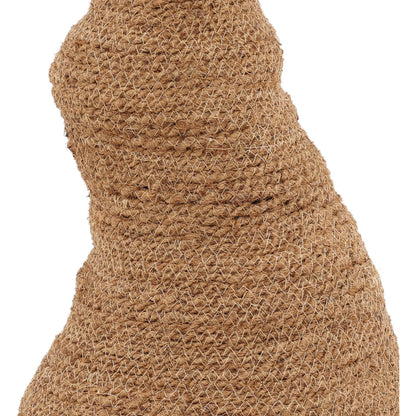 Arlene Basket by Arch & Plane in natural. Made from woven coconut fibers in a rustic style.