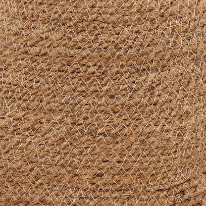 Arlene Basket by Arch & Plane in natural. Made from woven coconut fibers in a rustic style.