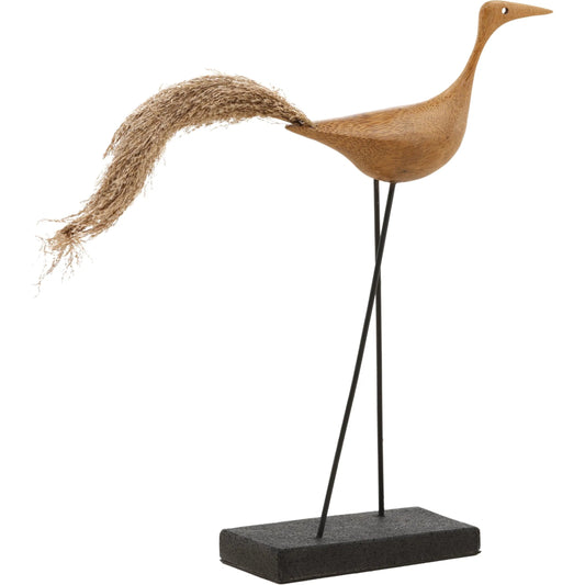 Dianthe Sculpture I by Arch & Plane in natural, black. Made from bamboo, metal, stone in a unique style.