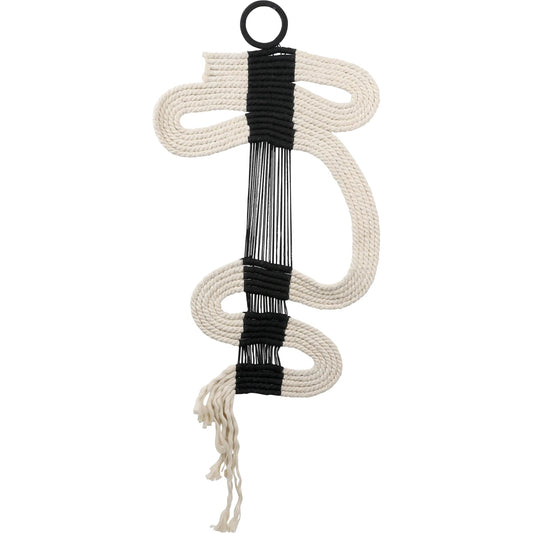 Mathew Wall Art by Arch & Plane in white, black. Made from cotton, polyester rope in a unique style.
